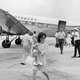 Un avión aterriza en Florida después de ser secuestrado y llevado a Cuba en 1968. Imagen AP